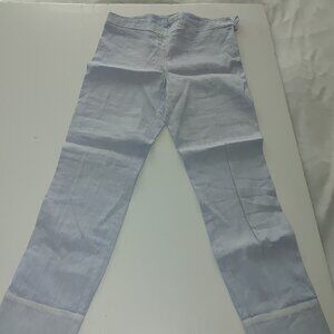 120% LINO Woman's Linen High Rise Joggers Size 40 (M) NWOT